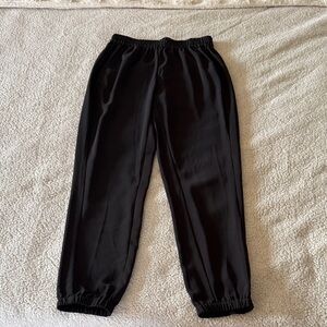 DKNYC Black Silky Women's Trousers Medium